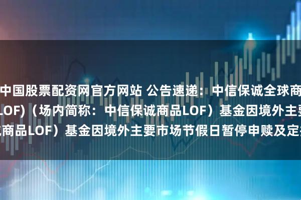 中国股票配资网官方网站 公告速递：中信保诚全球商品主题(QDII-FOF-LOF)（场内简称：中信保诚商品LOF）基金因境外主要市场节假日暂停申赎及定投业务